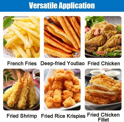 Vista 8 de Freidora eléctrica a presión de encimera de 16L, estufa de pollo frito de alta presión de acero inoxidable, freidora comercial con temporizador