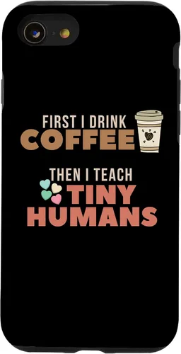Vista 13 de Funda para iPhone 15 I Teach Tiny Humans Back to School Preescolar Daycare Teacher Case