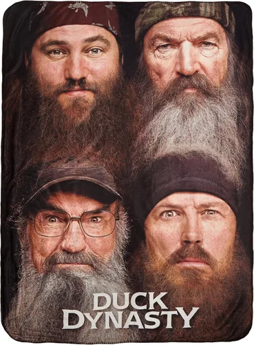 Vista 2 de Duck Dynasty A&E - Manta polar de 4 caras
