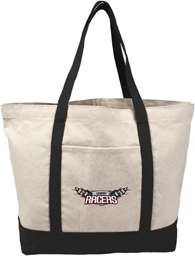 Vista 309 de Campus Lab Bolsa de lona con logotipo primario colegiado con bolsillo externo, bolsa de hombro reutilizable para ir de compras, playa Águilas A&m