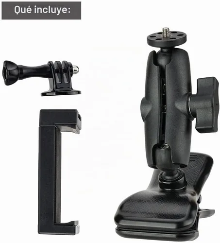 Vista 5 de Soporte para teléfono de guitarra, soporte de cámara de acción para guitarra