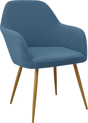 Vista 15 de Yonus - Fundas para sillas de comedor Parsons, juegos de fundas para sillas, fundas para sillones, fundas protectoras extraíbles, fundas para Negro