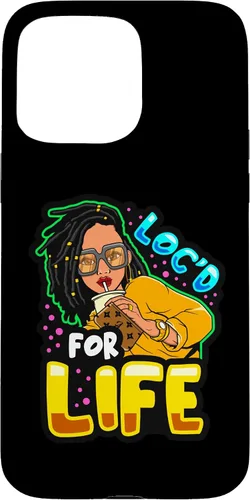 Vista 31 de Loc'd for Life Funny Locs Black Queen Dreadlocks Women Girls Case for iPhone 17