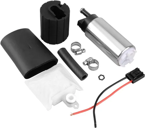 Vista 8 de Universal 255LPH Bomba de combustible Intank de alto flujo Bomba de combustible eléctrica GSS342 HFP-342 E85 gasolina 43PSI con 8 PCS Kit