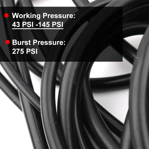 Vista 3 de 6mm 1/4" Manguera de vacío de silicona de línea de tubo flexible 275 PSI presión máxima 10 pies para líneas de vacío automotriz, turbocompresores