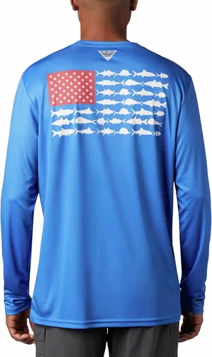 Vista 2 de Columbia Mens Terminal Tackle PFG Fish Flag Ls