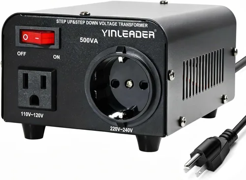 Vista 11 de Convertidor de voltaje de 500 W Convertidor de potencia (110 V a 220 V, 220 V a 110 V) Convertidor de paso hacia arriba/abajo 110/120 voltios