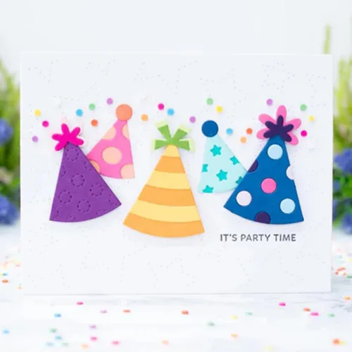 Vista 22 de Troqueles para álbumes de recortes, troqueles de metal de globo de feliz cumpleaños para hacer tarjetas, plantilla de perforación para manualidades