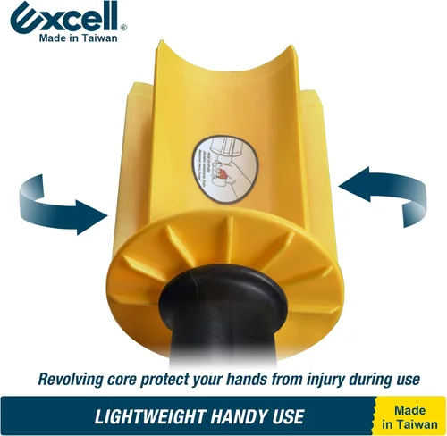 Vista 4 de Excell SF-1752 Mini dispensadores de envoltura elástica de mano con freno (3") Mini wrappers with tension brake for safe, easy pallet wrapping.