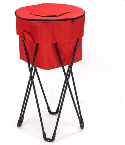 Vista 17 de Household Essentials Enfriador térmico de pie con bolsa de viaje, poliéster resistente