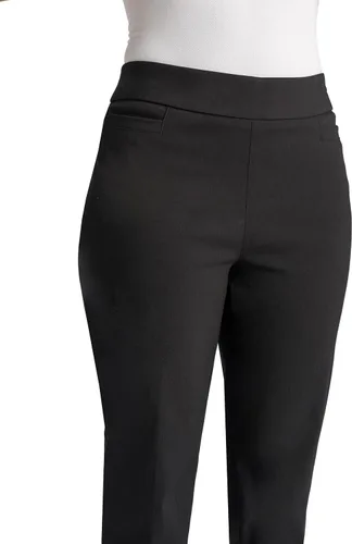 Vista 5 de Briggs New York - Pantalón profesional Millennium superelástico con bolsillo para mujer (Longitud promedio, corta y alta)