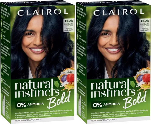 Vista 21 de Clairol Natural Instincts - Tinte permanente audaz para el cabello, color negro azulado colibrí BL28, paquete de 1 unidad