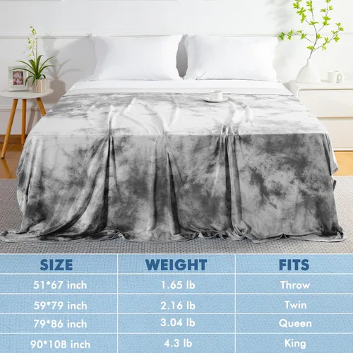 Vista 66 de Marchpower - Manta de enfriamiento para niños que duermen con calor, manta de lana fresca Arc-Chill con diseño de doble cara, fibra de enfriamiento