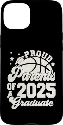 Vista 9 de iPhone 16 Parents of a 2025 Graduate Senior Graduation Basketball Case