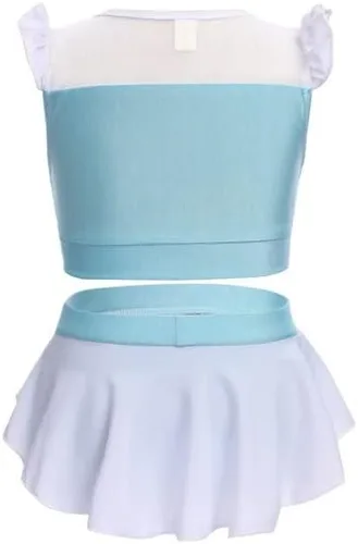 Vista 2 de Traje de baño de princesa para niñas pequeñas, Mirabel Bikini Isabella Pepa Dolores, traje de baño mágico para la familia, 2 piezas