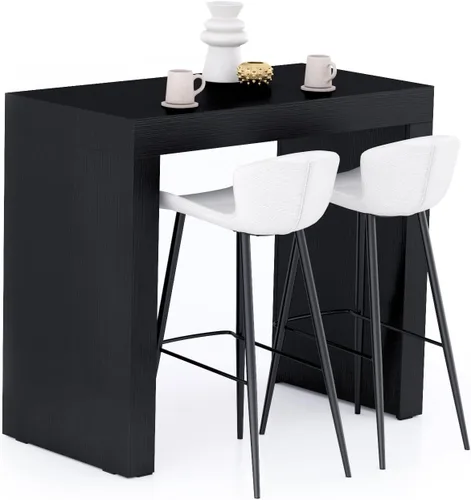 Vista 53 de Mobili Fiver Evolution - Mesa alta de bar de cocina fabricada en Italia Ahorra Espacio, Mesa de altura de mostrador montada en la pared para 1