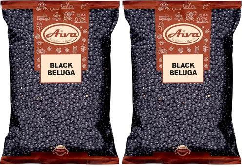 Vista 6 de Lentejas Beluga negras Aiva Lentejas negras enteras Lentejas Beluga - (4 libras)
