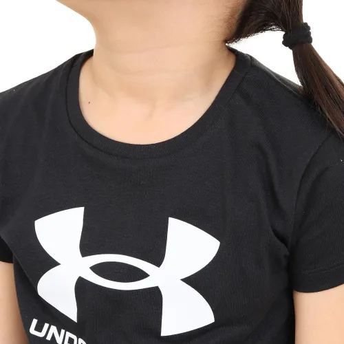 Vista 6 de Under Armour Camiseta de manga corta con gráfico Live Sportstyle para niña