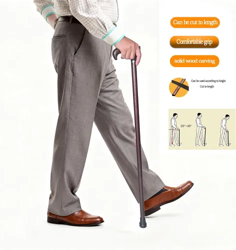 Vista 2 de Bastones de dragón para hombres, bastones de madera hechos a mano para hombres y mujeres, resistentes hasta 500 libras, exquisito palo ergonómico