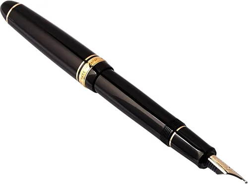 Vista 5 de Pilot Pluma estilográfica Custom 742, cuerpo negro, plumilla FM (FKK-2000R-B-FM)