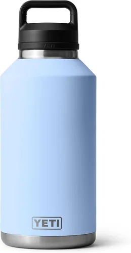 Vista 22 de Yeti Rambler - Termo de 64 onzas, aislado al vacío, de acero inoxidable, con tapa para sorber, color blanco.