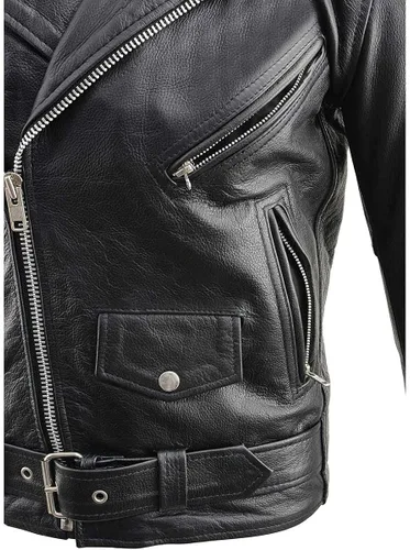 Vista 7 de Milwaukee cuero para hombre motocicleta