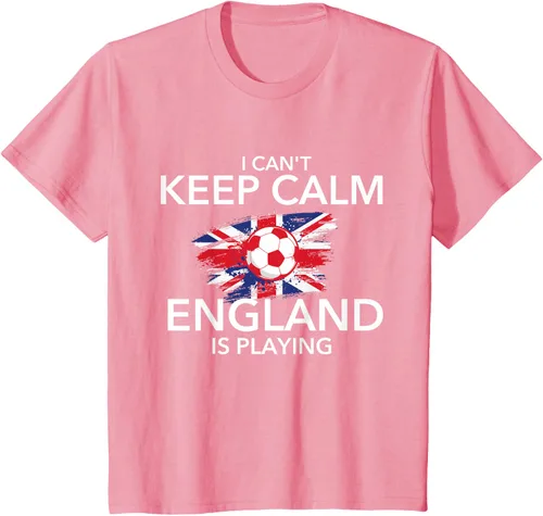 Vista 56 de I Can't Keep Calm England Is Playing - Camiseta para amantes del fútbol, Negro