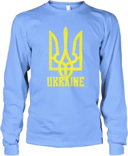 Vista 10 de Cybertela Camiseta de manga larga con escudo de armas de Ucrania para hombre