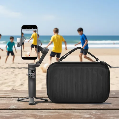 Vista 9 de Carcasa rígida de goma EVA para DJI Osmo Mobile 8/7P/7, color Negro