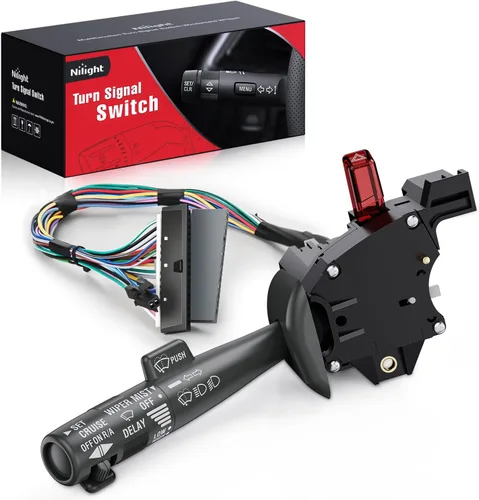 Vista 12 de Nilight Interruptor de Señal de Giro Compatible con 1995 1996 1997 1998 1999 Chevy C1500 K1500 Pickup Tahoe GMC C1500 K1500 Pickup Yukon 1995-2000