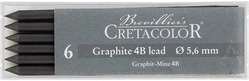 Vista 11 de Cretacolor Plomo de carbón, plomo de carbón, caja mediana de 6