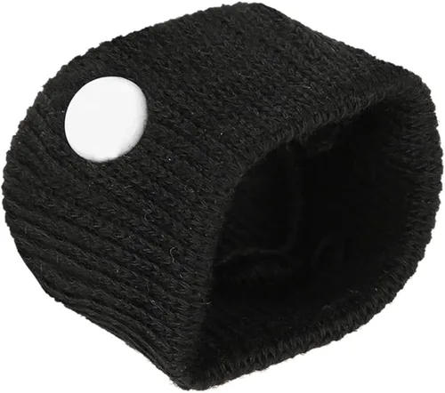 Vista 3 de Pulseras antináuseas de acupresión para el mareo del automóvil, viaje volador para avión, autobús para niños y adultos para el embarazo (negro)