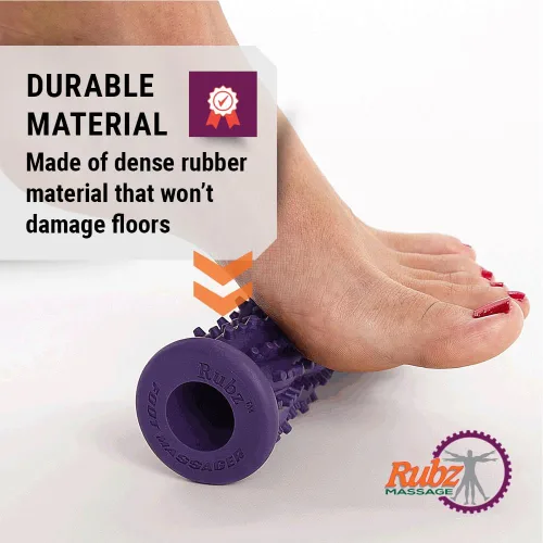 Vista 4 de Due North Foot Rubz - Rodillo de masaje de pies, 0.4 libras, multicolor (DNFM1)