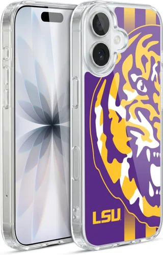 Vista 65 de Head Case Designs Funda de gel suave con licencia oficial de la Universidad Estatal de Louisiana LSU Camou compatible con Apple iPhone 7 Plus/iPhone