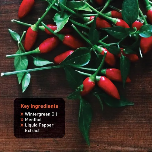 Vista 3 de Wintergreen Loción de calentamiento muscular, 2.5 onzas – Frotación térmica preentrenamiento con mentol y pimiento, calienta y relaja antes