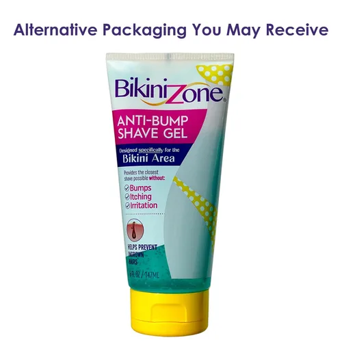 Vista 2 de Bikini Zone Gel de afeitado antigolpes para áreas sensibles, 5 onzas, 1 paquete