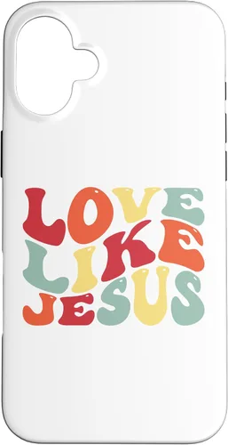 Vista 23 de Funda bíblica cristiana para iPhone 12 Pro Max Love Like Jesus