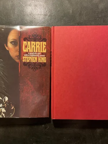 Vista 8 de Rare Carrie by Stephen King (1974) Original Hardcover Book Club Edition Tapa dura