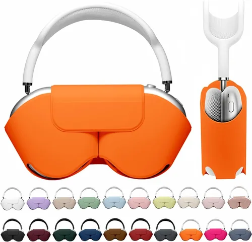 Vista 8 de Maxjoy para Apple Airpods Max Funda inteligente de cubierta, Accesorios de cubierta protectora de cuero PU suave para Airpod Max con modo de sueño