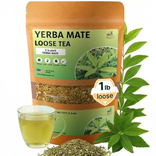 Vista 20 de TeaDreamTea Muestra de té de hierbas sueltas 8 paquetes de té de hierbas Té de hierba de limón Hoja suelta Té de caléndula flores secas Té