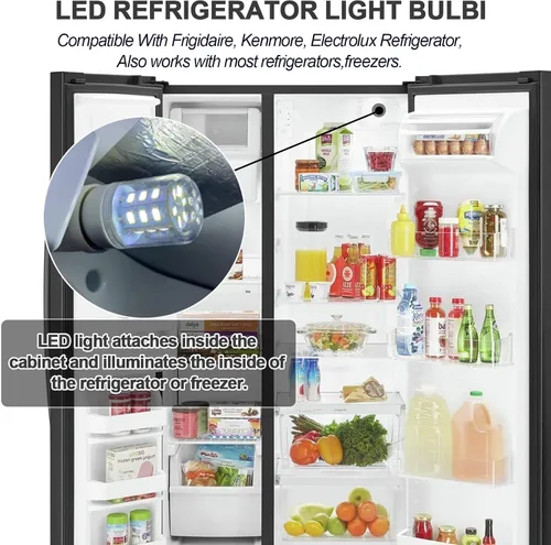 Vista 2 de Kscjdg KEI D34l - Bombilla de repuesto para refrigerador Frigidaire 5304511738 Frigidaire piezas para refrigerador PS12364857 AP6278388