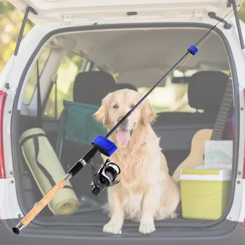 Vista 6 de Sumind 12 correas de caña de pescar, correas elásticas para cañas de pescar, correas elásticas para aparejos, soportes para cables aptos para cañas