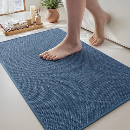 Vista 7 de MontVoo Alfombra de Baño - Alfombras de Baño Ultra Delgadas Antideslizantes para Alfombra de Baño de Secado Rápido, Respaldo de Goma Alfombras
