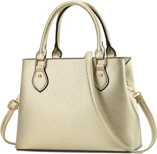 Vista 24 de CHICAROUSAL Monederos y bolsos de mano para mujeres, bolsos cruzados de cuero para mujeres, bolso de hombro tipo tote para mujeres