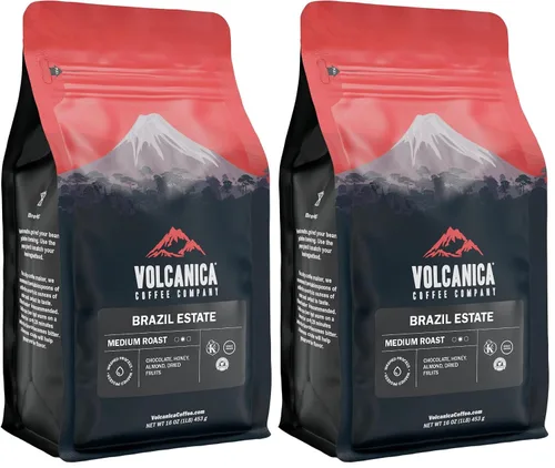 Vista 17 de Brasil Coffee, Bracosta Estate, grano entero, tostado fresco, 16 onzas