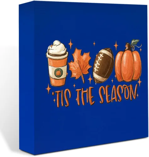 Vista 45 de El otoño es prueba de que el cambio es hermoso - Letrero de decoraciones de otoño para el hogar, oficina, interior, decoración de escritorio