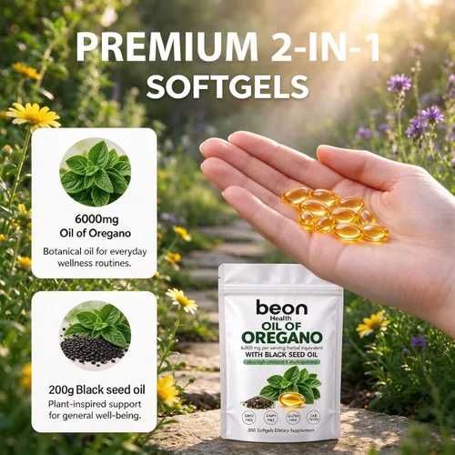 Vista 3 de Aceite de orégano con aceite de semilla negra - Aceite