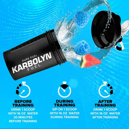 Vista 6 de EFX Sports Karbolyn Fuel Polvo de carbohidratos de absorción rápida Carga de carbohidratos, energía sostenida, recuperación rápida Sin