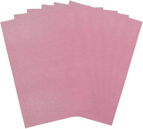 Vista 8 de Mega Crafts 6 hojas metálicas de espuma EVA de 16 x 24 pulgadas, papeles con purpurina azul brillante con parte trasera adhesiva, álbumes