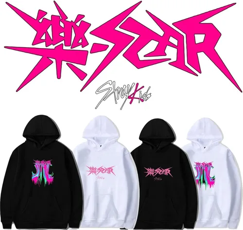 Vista 2 de YJYP Stray Kids Star - Sudadera con capucha Felix Hyunjin Bangchan Han